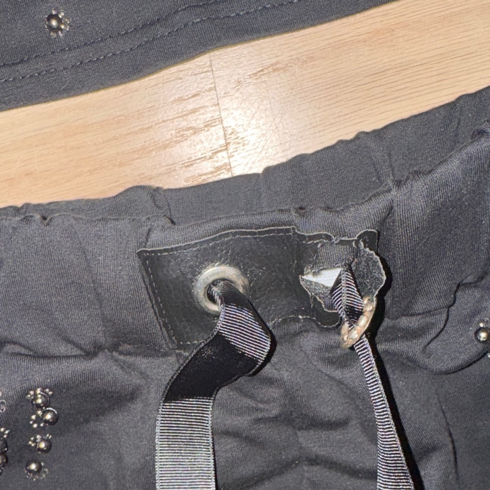 Black Studded T-Shirt and Pants Set - Picture 7 of 15